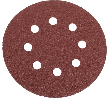Круг шлифовальный на липучке (5 шт; 125 мм; P60; 8 отверстий) Elitech 1820.038100
