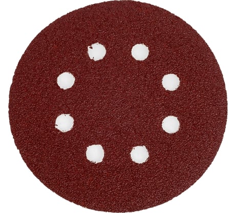 Круг шлифовальный на липучке (5 шт; 125 мм; P150; 8 отверстий) Elitech 1820.038500