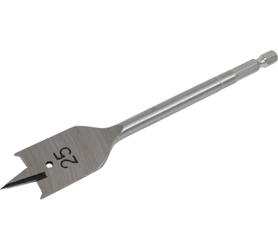 Сверло плоскофрезерное по дереву (25х150 мм; HEX 1/4) Elitech 1820.048700
