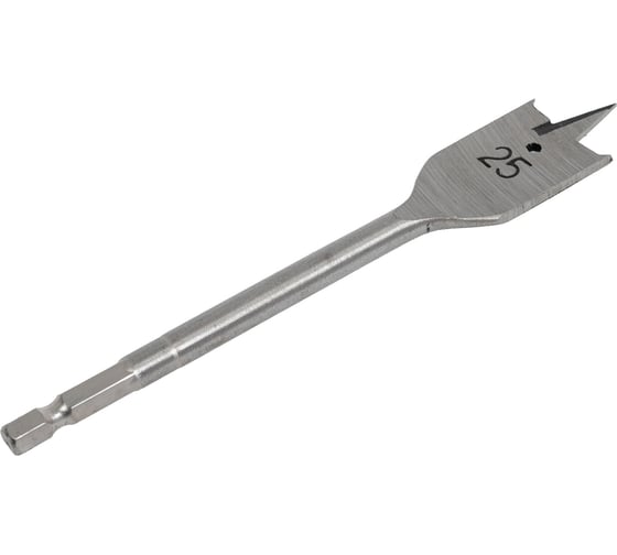 Сверло плоскофрезерное по дереву (25х150 мм; HEX 1/4) Elitech 1820.048700
