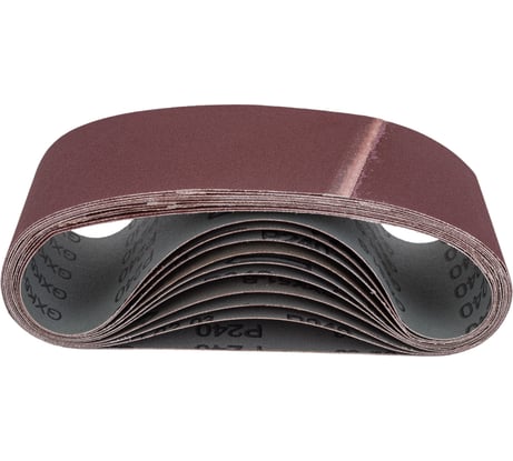 Шлифовальные ленты ЛБ 75х457 мм, А240, 14А, 10 шт. Tsunami D76107545714240