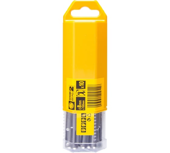 Бур SDS+ EXTREME2 (8х210х150 мм, 10 шт.) DEWALT DT9830 1