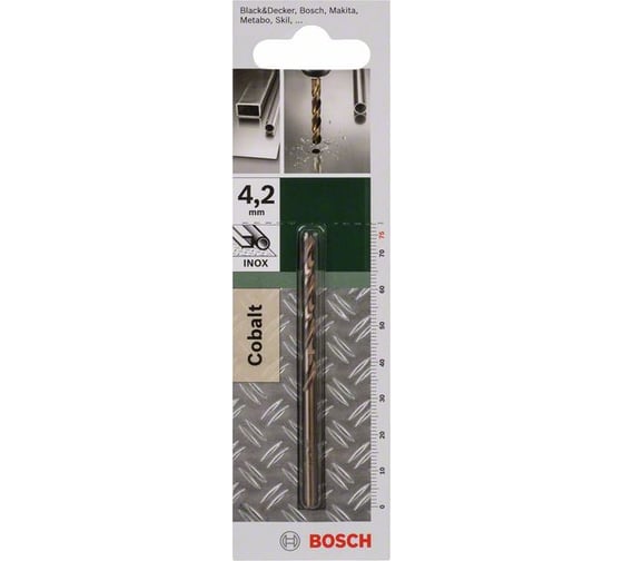 Сверло по металлу HSS-CO (4.2x43x76 мм) DIY Bosch 2609255069