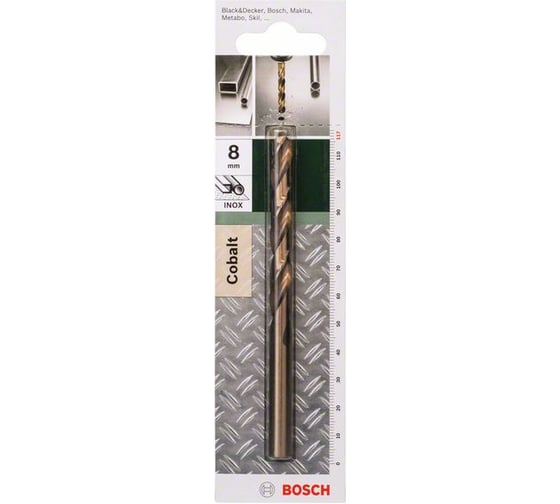 Сверло по металлу HSS-CO (8x75x118 мм) DIY Bosch 2609255079