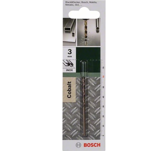 Сверло по металлу HSS-CO (3x33x62 мм) DIY Bosch 2609255065