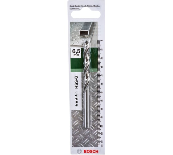 Сверло по металлу HSS-G (6.5x63x101 мм) DIY Bosch 2609255048