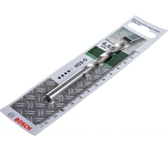 Сверло по металлу HSS-G (6.5x63x101 мм) DIY Bosch 2609255048