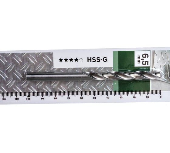 Сверло по металлу HSS-G (6.5x63x101 мм) DIY Bosch 2609255048