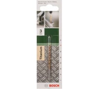Сверло по металлу HSS-TIN (3x33x62 мм) DIY Bosch 2609255092