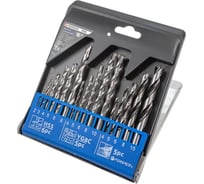 Набор сверл комбинированный 16 предметов (по металлу 2-8 мм; по бетону 4-10 мм; по дереву 4-10 мм; в пластиковом футляре) Forsage F-DBS16M(19776)