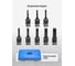 Набор головок-бит Forsage TORX ударных 8пр, 1/2" T30, Т40, Т45, Т50, Т55, Т60, Т70, 80, в кейсе F-4088MPB(4009) 2
