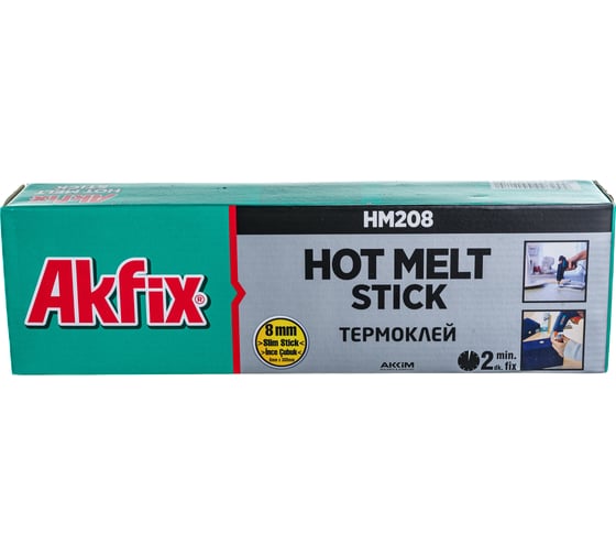 Термоклей HM208 (8 мм; 1 кг; 78 шт) Akfix GA120