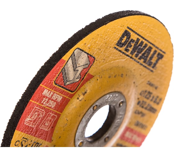 Круг обдирочный по металлу (125х22.2х6,3 мм, тип 27) DEWALT DT43917
