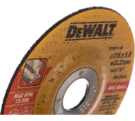 Круг отрезной по металлу (115x22.2x2.8 мм, тип42) DEWALT DT43910
