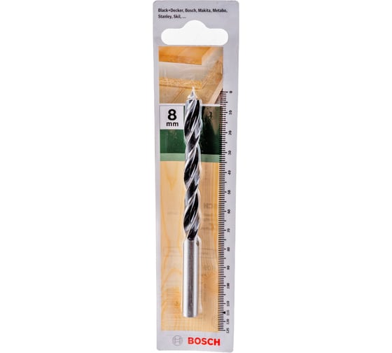 Сверло спиральное по дереву (8x75 мм) DIY Bosch 2609255205