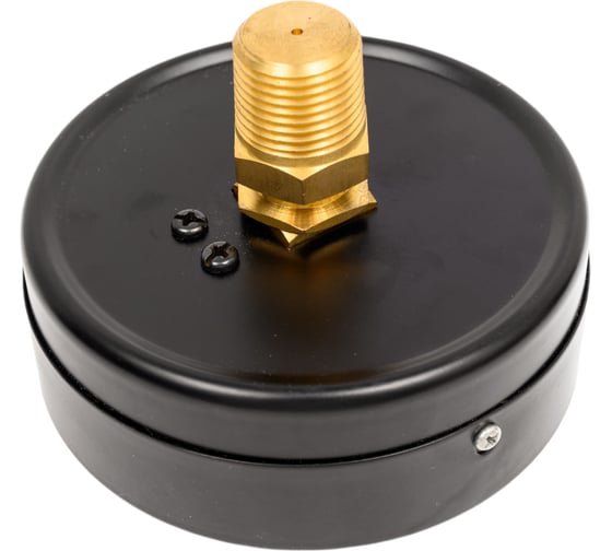 Манометр от 0 до 10 бар (1mPa), D100 мм, NPT 1/2", подсоединение сзади по центру A-Flow G10-C-8N-100B-10bar/1mPa