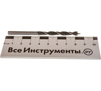 Набор сверл по дереву 3-10 мм, 8 шт. Туламаш 93444