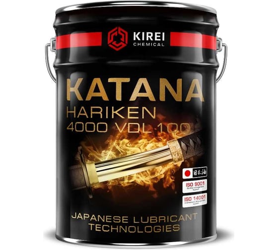 Масло компрессорное канистра 20 л HARIKEN 4000 VDL 100 KATANA 365