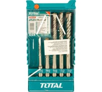 Набор буров по бетону SDS+, 5 шт, 6-12 мм TOTAL TAC190501