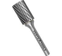 Бор-фреза по металлу твердосплавная, цилиндрическая, тип A, 16 мм vertextools 3651-16
