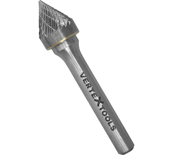 Бор-фреза по металлу твердосплавная, зенкер 60 град., тип J, 12 мм vertextools 3647-12 1