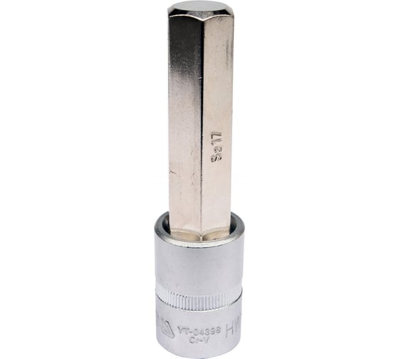 Головка торцевая с вставкой HEX 17 мм, 1/2" DR, 100 мм YATO YT-04398