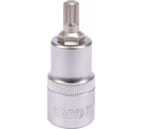 Головка торцевая c вставкой SPLINE М8, 1/2" DR YATO YT-04342