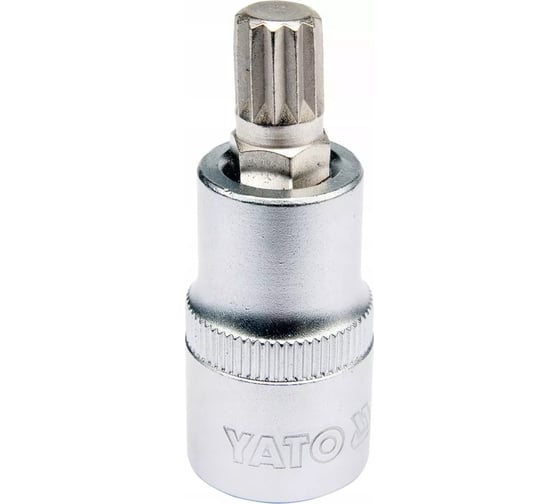 Головка торцевая c вставкой SPLINE М10, 1/2" DR YATO YT-04343 1