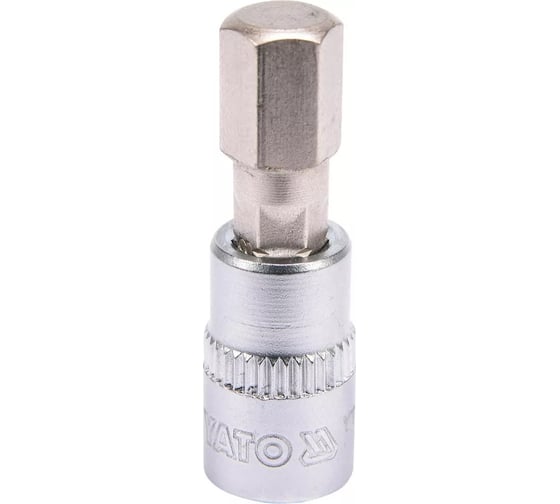Головка торцевая c вставкой HEX 8 мм, 1/4" DR YATO YT-04375 1