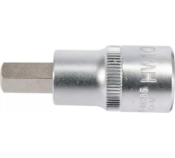 Головка торцевая c вставкой HEX 10 мм, 1/2" DR YATO YT-04385