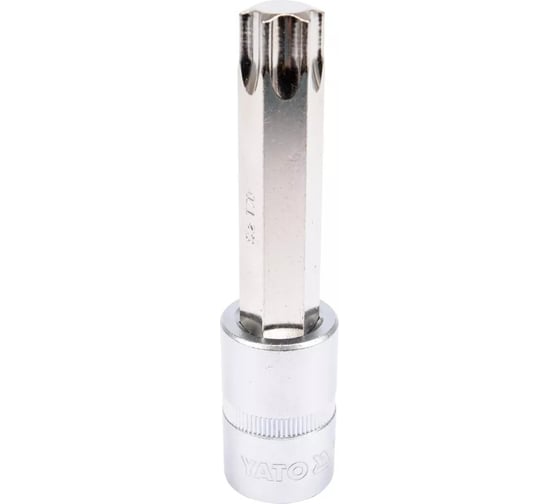 Головка торцевая c вставкой TORX Т70, 1/2" DR, 100 мм YATO YT-04329 1