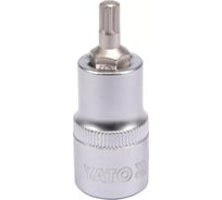 Головка торцевая c вставкой SPLINE М6, 1/2" DR YATO YT-04341