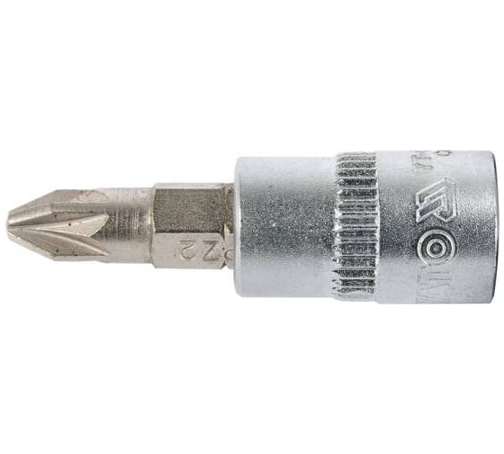 Головка торцевая с вставкой PZ2, 1/4" DR YATO YT-04418