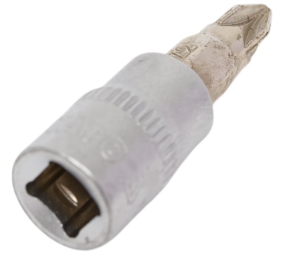 Головка торцевая с вставкой PZ2, 1/4" DR YATO YT-04418