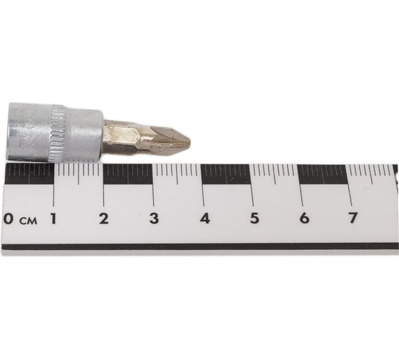 Головка торцевая с вставкой PZ2, 1/4" DR YATO YT-04418