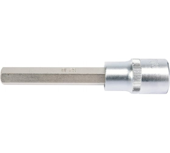 Торцевая головка YATO c вставкой HEX 1/2" 10мм L100мм YT-04395