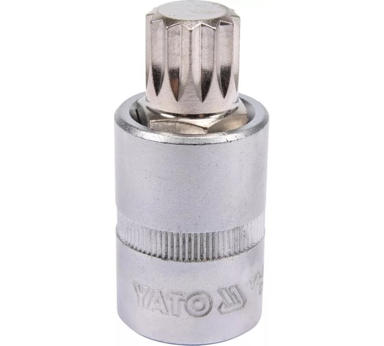 Головка торцевая c вставкой SPLINE М16, 1/2" DR YATO YT-04346