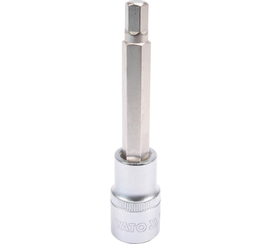 Головка торцевая с вставкой HEX 8 мм, 1/2" DR, 100 мм YATO YT-04394 1