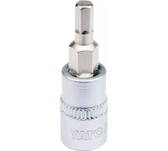 Головка торцевая c вставкой HEX 4 мм, 1/4" DR YATO YT-04371 1