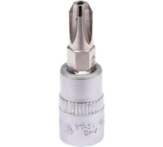 Головка торцевая с вставкой PH3, 1/4" DR YATO YT-04413 1