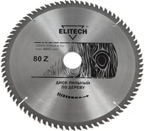 Диск пильный по дереву (250х32/30 мм; 2.8 мм; 80Z) Elitech 1820.056700