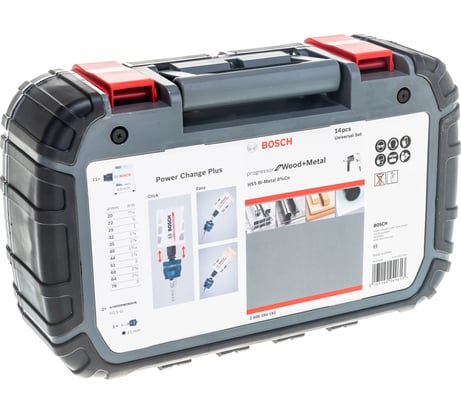 Набор коронок электрика по дереву и металлу Progressor for Wood&Metal Bosch 14 шт. Bosch 2608594192
