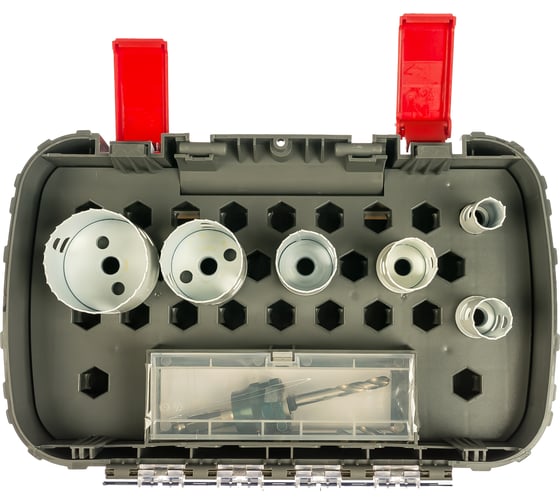 Набор коронок электрика по дереву и металлу Progressor for Wood&Metal 9 шт. Bosch 2608594189 1