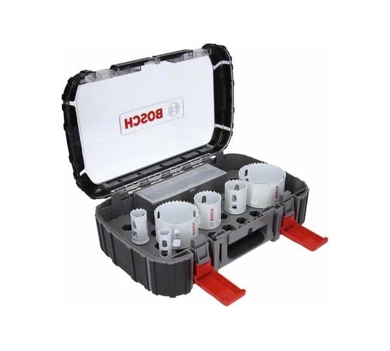 Набор коронок электрика по дереву и металлу Progressor for Wood&Metal 9 предметов Bosch 2608594190