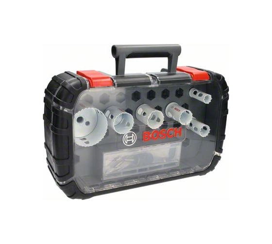 Набор коронок электрика по дереву и металлу Progressor for Wood&Metal 9 предметов Bosch 2608594191