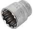 Головка торцевая SATA 1/2 30мм 12-гранная, 13617 1