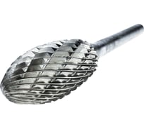 Борфреза (шарошка) по металлу твердосплавная пламевидная, тип h, 16x36x6 мм TORGWIN T476833