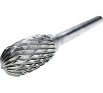 Бор-фреза (шарошка) твердосплавная по металлу овальная, тип Е, 16x25x6 мм TORGWIN T924692