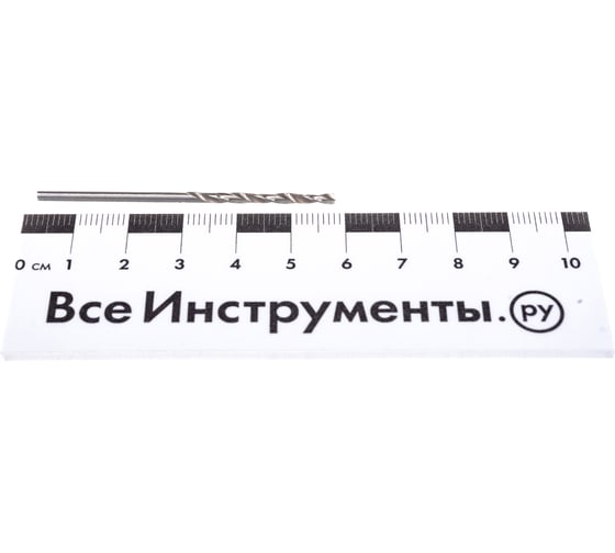 Сверло по металлу (2.2х27х53 мм; ц/х; Р6М5; В; 118) ТехноСталь t116022