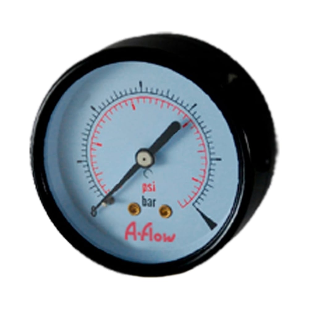 Манометр от 0 до 16 бар из углеродистой стали, D40 мм, NPT 1/8", штуцер ...